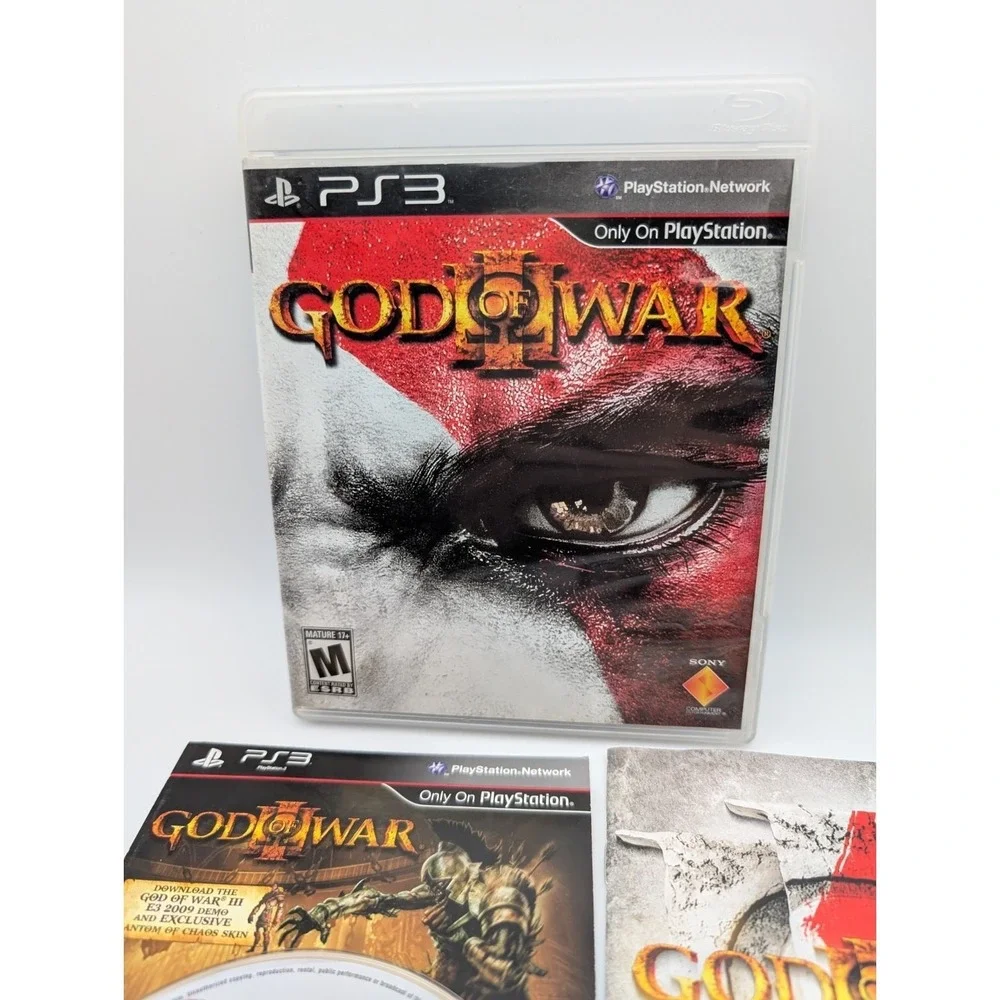 God Of War 3 - Sony Playstation 3 - Sony PS3 - Tested -‎ CIB - Complete NM Disc